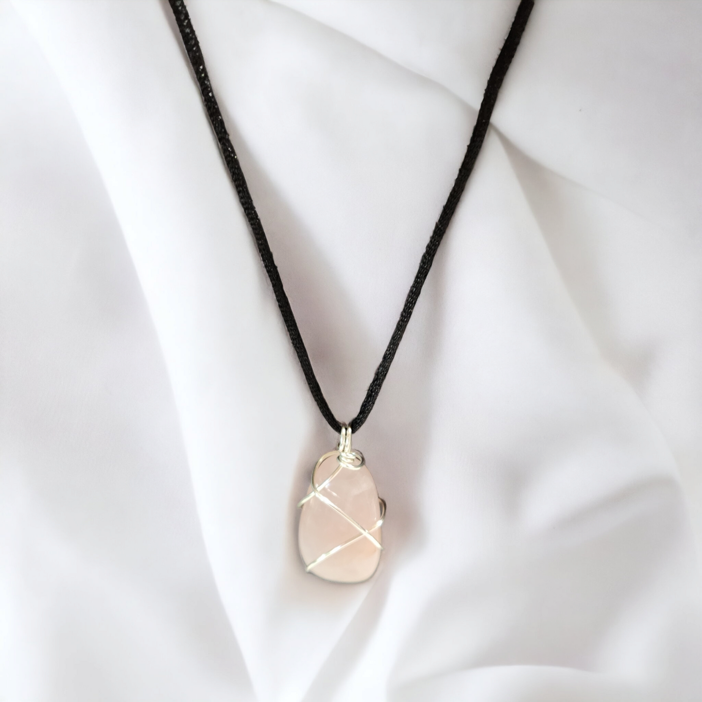 Pink Quartz Necklace