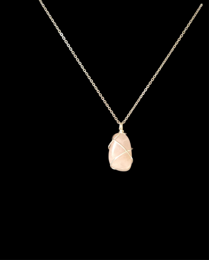 Pink Quartz Necklace