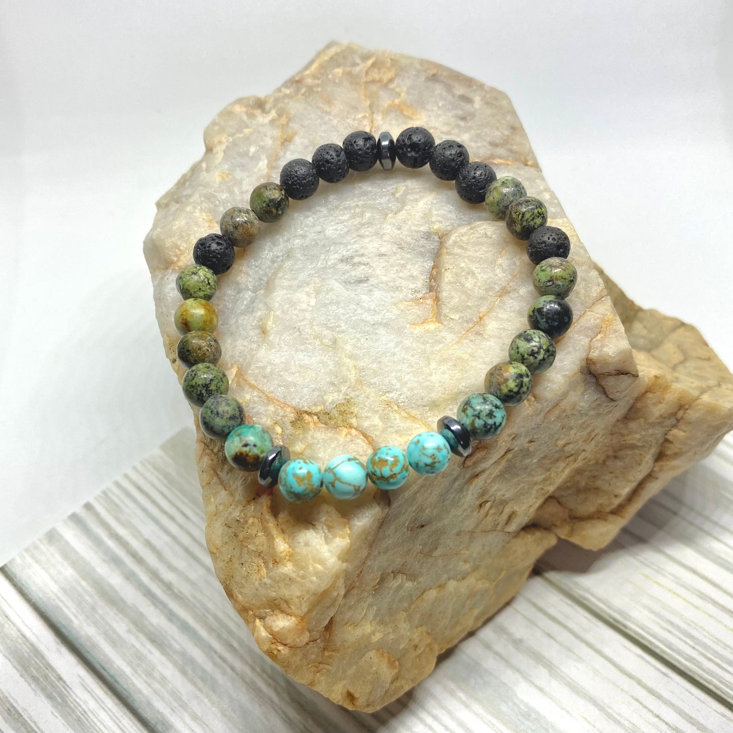 Turquoise & African Turquoise Bracelet