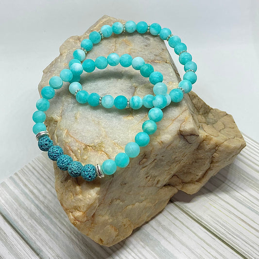 Blue Amazonite Bracelet