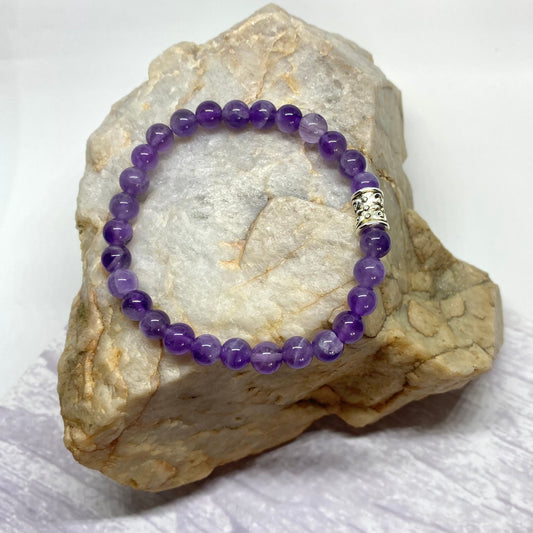 Amethyst Crystal  Bracelet