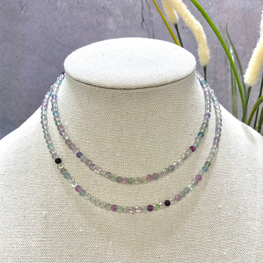 Rainbow Fluorite Necklace